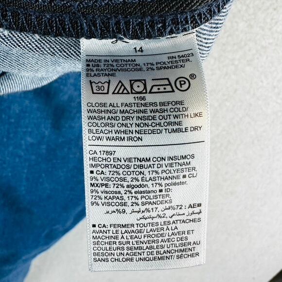 Old Navy Womans Sz 14 Rockstar Super Skinny Stretch Jeans Blue Denim Pull On - Picture 8 of 8